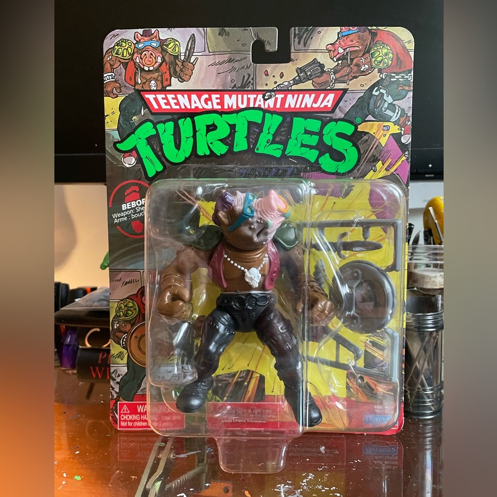🩸 Bebop Teenage Mutant Ninia Turtles Retrocast Playmates Action Figure TMNT 🩸
